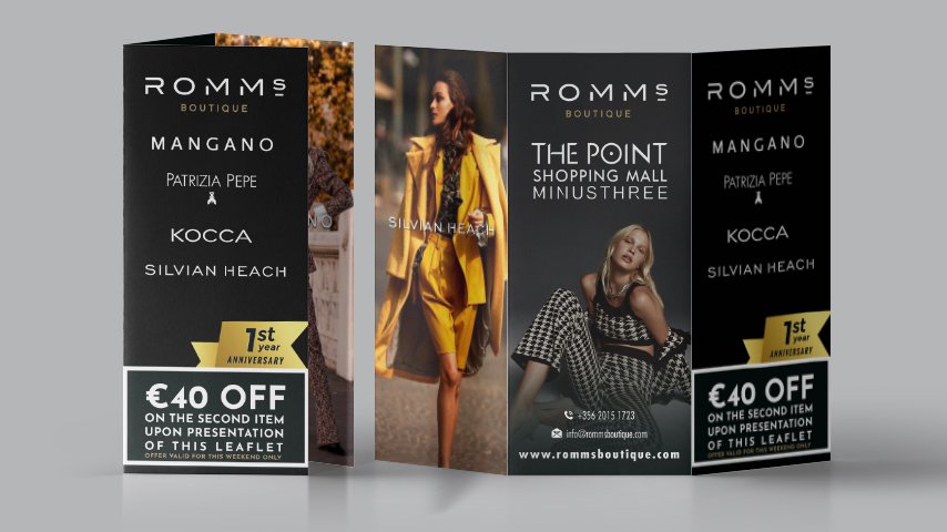 Romms Tri Fold Leaflet